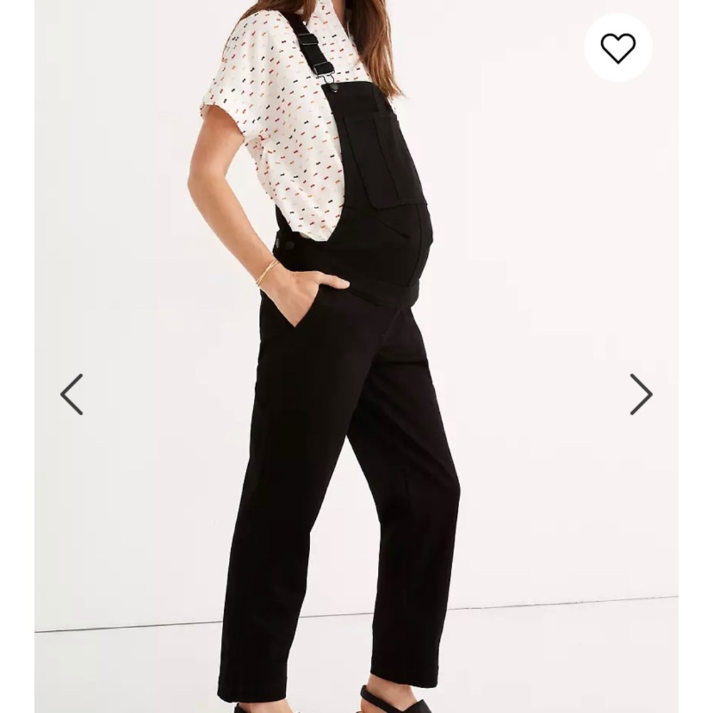 Madewell maternity overalls